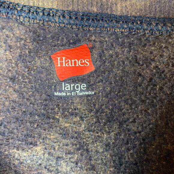 Bleach Dye Sweatshirt  Sz Large Purple Blue Sz Large - Picture 7 of 9